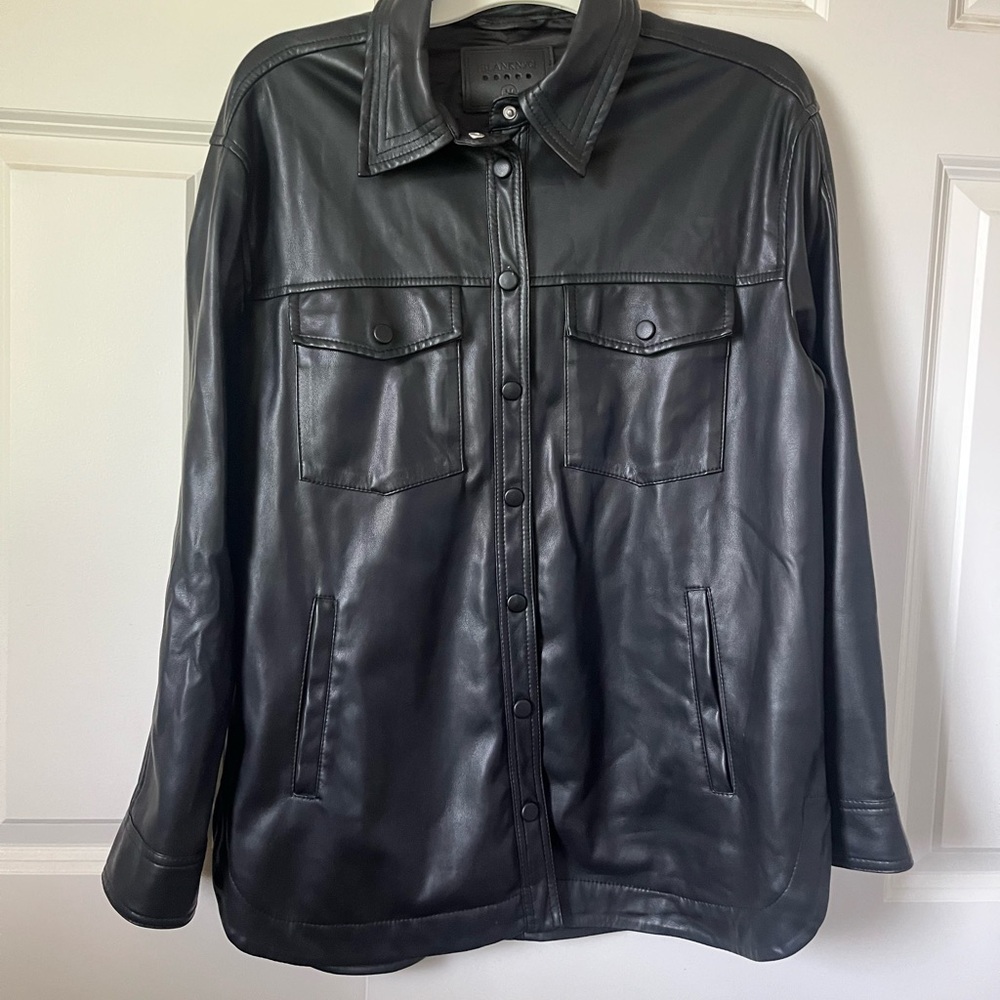 Blank NYC faux leather jacket